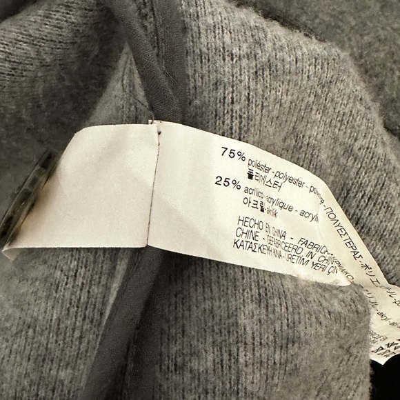 Zara Women's Gray Trench Coat - Picture 3 of 4